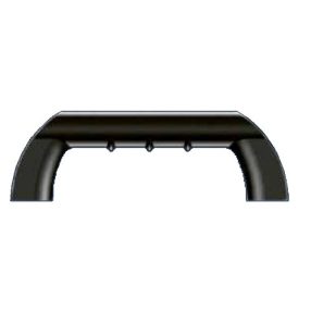 Fogantyú - ergonómikus poliamid 120 mm, M6-os csavarral rögzíthető + takarókupak   Fogantyú - ergonómikus poliamid 120 mm, M6-os csavarral rögzíthető + takarókupak