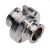 Pillangószelep clamp végekkel DIN DN032 rozsdamentes 1.4301 / Butterfly valve clamp ends + MVQ