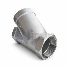   Visszacsapószelep saválló Y-type DN065    3" menetes 1.4408 (ferde ülésű) PN40 / Non return valve