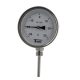 Hőmérő (thermometer) rozsdamentes bimetál D100 x L100 mm (alsó/radial) -30-50'C BSP1/2" aisi304
