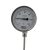 Hőmérő (thermometer) rozsdamentes bimetál D100 x L100 mm (alsó/radial) 0-120'C BSP1/2" aisi304