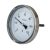 Hőmérő (thermometer) rozsdamentes bimetál D100 x L100 mm (hátsó/axial) 0-120'C BSP1/2" aisi304