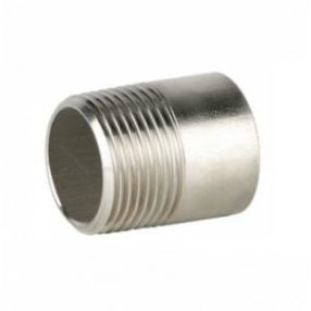 Menetes csővég saválló DN100 1.4401 4" / welding nipple L=80mm   Menetes csővég saválló DN100 1.4401 4" / welding nipple L=80mm