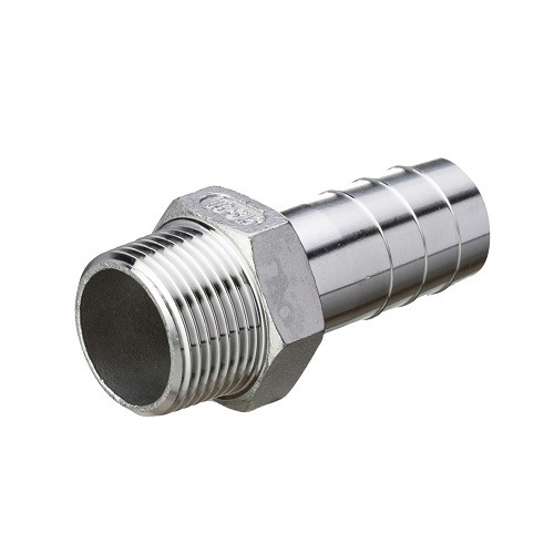 Tömlőcsonk DN008 1/4" saválló Aisi316 / 1.4401 - Hexagonal hose nipple