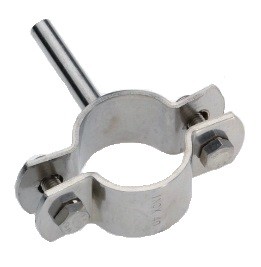 Csőbilincs száras 139.7 1.4301 / Inox pipe clamp (matt)