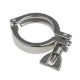 Clampbilincs D=034.0 mm 1.4301 / Single pieces heavy duty clamp