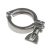 Clampbilincs D=130.0 mm 1.4301 / Single pieces heavy duty clamp inch=4.5"