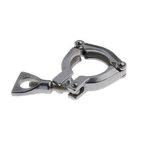 Clampbilincs három részes D=064.0 mm 1.4301 / Three pieces heavy duty clamp inch=2"