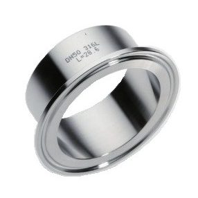 Clampvég saválló 063.5 x 1.65 1.4404 bilincs=77,5 mm ASME BPE 2 1/2" L=28.6 mm Aisi316L   Clampvég saválló 063.5 x 1.65 1.4404 bilincs=77,5 mm ASME BPE 2 1/2" L=28.6 mm Aisi316L