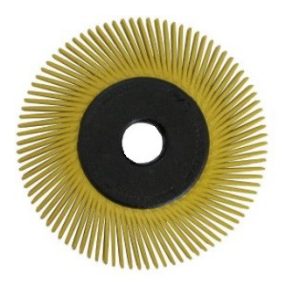   3M Sünkefe sárga BBZB Radial Brush 'C' típus152x11x25.4 P80 (33215) - hegesztési varratok polírozására