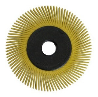 3M Sünkefe sárga BBZB Radial Brush 'C' típus152x11x25.4 P80 (33215) - hegesztési varratok polírozására