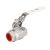 Golyóscsap ATEXes DN015 1/2" 2 részes aisi316
