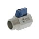 Golyóscsap MINI KB menetes DN008 1/4" saválló/1.4408 PN63 