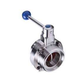   Pillangószelep "ASIA" DN080 menetes-menetes 1.4301 / Butterfly valve DIN11851 male-male