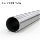 Korlátcső - Rozsdamentes cső D33.7 x 2.0 körcsiszolt K320 L=3000