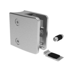 Korlát - Üvegtartó A/2400-042 csőre D42.4 (12,00mm  - 16,76mm üvegig) üvegtámyasz alsóperemmel   Korlát - Üvegtartó A/2400-042 csőre D42.4 (12,00mm  - 16,76mm üvegig) üvegtámyasz alsóperemmel