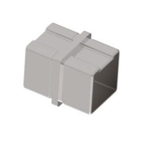 Korlát zártszelvény - kapaszkodó toldóelem 40x40 - A/4790-040   Korlát zártszelvény - kapaszkodó toldóelem 40x40 - A/4790-040