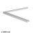 Korlát - Üvegkorlátra élzáró U-profil 22 x 16 / L=200 mm 90' - A/6901-018-G90