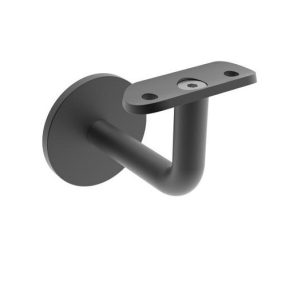   Korlát fekete - Kapaszkodótartó oldalfalra D42.4 1x furat - A-BLACK/0111-042