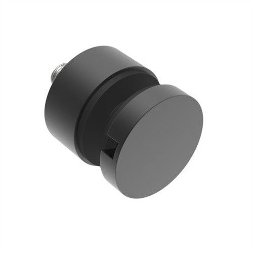 Korlát fekete - Üvegtartó pontüvegtartó 6-12.76 mm-es üveghez zártszelvényre - A-BLACK/0746-000