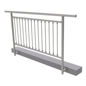   Korlát szett - függőleges osztású galériakorlát 2 méter - A/ZVBR100-2000-D33/D12