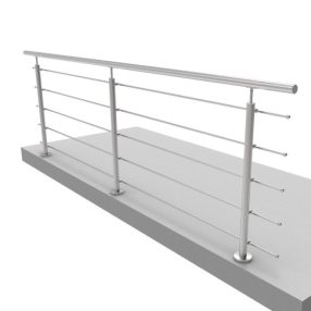   Korlát szett - Rozsdamentes pálcás korlát szett L=3000 mm