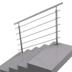   Korlát szett - Rozsdamentes pálcás korlát szett lépcsőre L=2000 mm | A/ZVS100-2000