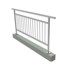   Korlát szett - függőleges osztású galériakorlát 2 méter - A/ZVVR100-2000