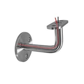   Korlát LED - Kapaszkodótartó nútos körkapaszkodóhoz - A14/0112-000-LED-B