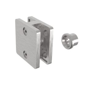 Korlát - Üvegtartó A14/2100-700 zártszelvényre oldalfelfogatással 2 oldalú (06,00mm - 12,76mm üvegig) kültéri   Korlát - Üvegtartó A14/2100-700 zártszelvényre oldalfelfogatással 2 oldalú (06,00mm - 12,76mm üvegig) kültéri