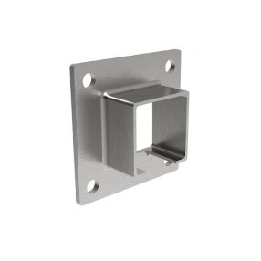 Korlát nútos - zártszelvény fali bekötőelem 40x40 - A14/6505-040-C   Korlát nútos - zártszelvény fali bekötőelem 40x40 - A14/6505-040-C
