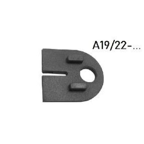 Korlát - Üvegtartóhoz gumi 08,00 mm-es üveghez A/2200 modellhez - A19/22-008    Korlát - Üvegtartóhoz gumi 08,00 mm-es üveghez A/2200 modellhez - A19/22-008