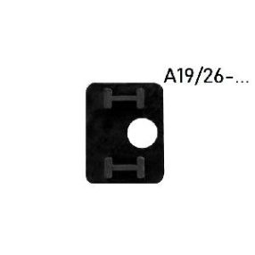 Korlát - Üvegtartóhoz gumi 12,76 mm-es üveghez A/2600 modellhez - A19/26-013     Korlát - Üvegtartóhoz gumi 12,76 mm-es üveghez A/2600 modellhez - A19/26-013