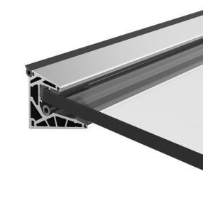 Előtető - Aluminium előtető profil üveg előtetőhöz - AL/PR3-N-E-3000   Előtető - Aluminium előtető profil üveg előtetőhöz - AL/PR3-N-E-3000
