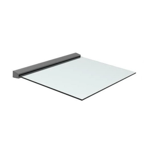 Előtető - Aluminium előtető profil üveg előtetőhöz - AL/PR7-1500-R7016-1500 - antracit