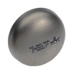 Csőfenék 052.0 x 1.5 rozsdamentes 1.4301 / Welding swell bottom DIN DN50   Csőfenék 052.0 x 1.5 rozsdamentes 1.4301 / Welding swell bottom DIN DN50