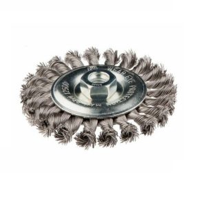 Drótkorong - Ultra körkefe 125 x M14 menetes inox fonott