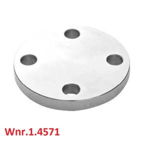   Vakkarima normál DN050 saválló 1.4571 PN10 EN 1092-1/05 "A" b=18mm 4 lyuk