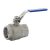 Golyóscsap BB menetes DN100 2 részes saválló 1.4408 BSP 4"