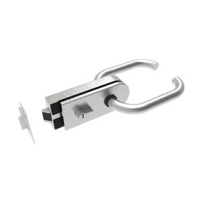 Üvegrendszerek - üvegajtó zárszerkezet - GS-304/D-207/S