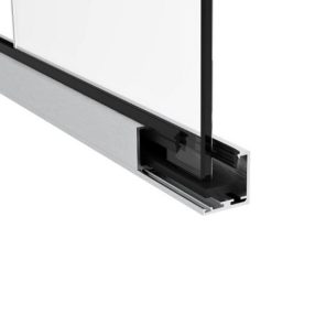   Üvegrendszerek - üvegválaszfalhoz aluminium profi (két részes) 8-10 mm üveghez L=3000mm