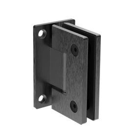   Üvegrendszerek fekete - üvegajtó zsanér üvegajtóra/falra - GS-BLACK/D-B-990-1/S-B