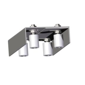   Úszókapu - Rozsdamentes úszókapu felső megvezető elem 4 görgős