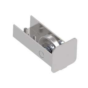   Úszókapu - Rozsdamentes úszókapu végzáró elem görgővel 60x60mm