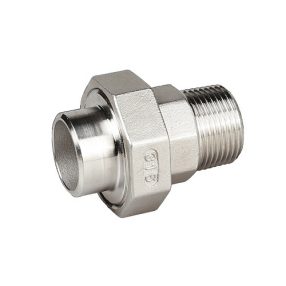 Hollander csavarzat DN025 hegeszthető / külső menetes Aisi316 DIN2999 1"   Hollander csavarzat DN025 hegeszthető / külső menetes Aisi316 DIN2999 1"