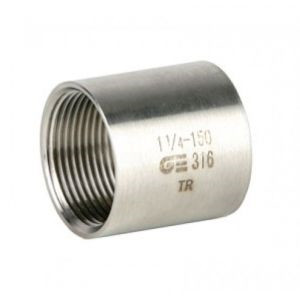 Karmantyú saválló DN015 1.4401 1/2" - Threaded cast socket - L=32 mm