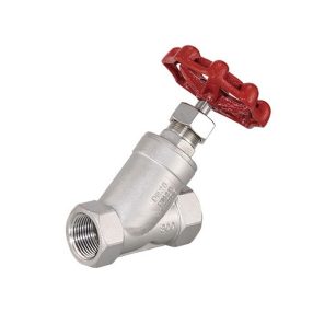 Karmantyús ferde elzáró szelep DN032 / 5/4" BB 1.4408   Karmantyús ferde elzáró szelep DN032 / 5/4" BB 1.4408