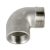 Könyök saválló KB DN015 1/2" Aisi316