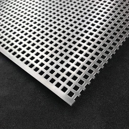 Perforált lemez Qg LV.01.5 x 1000 x 2000 Qg 10.0 - 15.0 1.4301