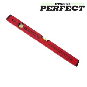 Szerszám - Alumínium vízmérték 060cm piros STALCO PERFECT   Szerszám - Alumínium vízmérték 060cm piros STALCO PERFECT